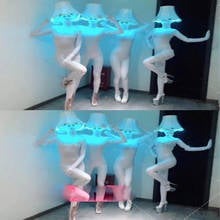 Table lamp headgear white party costumes Nightclub bar female singer dance team stage show costume 2024 - buy cheap