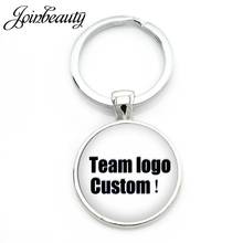 JOINBEAUTY Charm Custom Team logo Custom Photo   keychain Glass Cabochon Jewelry For Team Souvenir Gift NA01 2024 - buy cheap