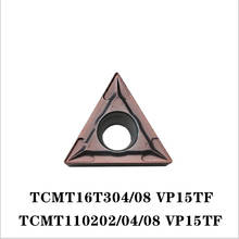 100% Original TCMT TCMT110202 VP15TF TCMT110204 TCMT110208 TCMT16T304 TCMT16T308 10pcs Carbide Insert CNC lathe Insertion 110202 2024 - buy cheap