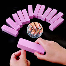 Розовый полировальный шлифовальный пилочка, блок для педикюра, маникюра, маникюра, нейл-арта, буфер для ногтей, пилка для ногтей, пилка для дизайна ногтей, маникюрный педикюр 2024 - купить недорого