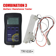 YR1035-batería de litio Original de cuatro líneas, prueba de resistencia interna Digital TR1035, probador de batería seca eléctrica 18650, C3 2024 - compra barato