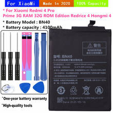 For Xiao Mi BN40 Replacement Battery for Xiaomi Redmi 4 Pro Prime 3G Hongmi 4 Pro Phone Battery 4100mAh With Tools 2024 - buy cheap