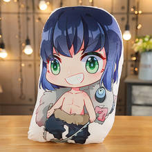 48cm Demon Slayer: Kimetsu No Yaiba Kamado Tanjirou Kamado Nezuko Agatsuma Zenitsu Rengoku Kyoujurou Plush Pillow 2024 - buy cheap