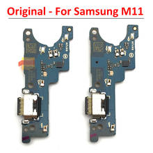 Placa de puerto de carga USB Original, piezas de conector de Cable flexible para Samsung Galaxy M11, módulo de micrófono, 10 unids/lote 2024 - compra barato