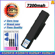 Bateria de laptop 7200mah as09a51 as09a56 as09a70 as09a41 para acer emachines e525 e627 e630 e725 g430 g625 g630 g630g g725 2024 - compre barato