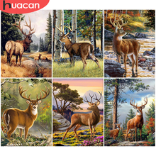 HUACAN 5D Diamond Painting Deer Picture Of Rhinestone New Arrival Diamond Embroidery Animal Diamond Mosaic Handicraft Home Decor 2024 - buy cheap