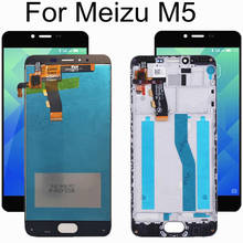 Pantalla LCD táctil de 5,2 pulgadas para MEIZU M5 M611H, repuesto de montaje de digitalizador de marco para Mini LCD Meizu Meilan M5 2024 - compra barato