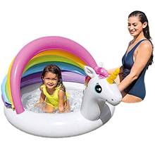 127x102cm unicorn piscina inflável piscina para crianças piscina de natação piscina para crianças 2024 - compre barato