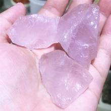 100G Natural pink crystal tumbling stone crystal healing specimen gem grain mineral home desktop aquarium decoration 2024 - buy cheap