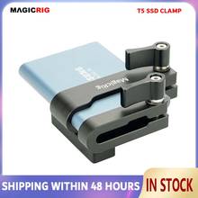 MAGICRIG-soporte para tarjeta SSD Samsung T5, abrazadera con Cable de USB-C, Compatible con jaula de cámara MAGICRIG para cámara BMPCC 4K/6K 2024 - compra barato