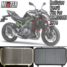 Grade de aço inoxidável para radiador de motocicleta, acessório para grade de radiador de motocicleta para kawasaki z900 verificação 2017 2018 2019 z900 abs '17-'19 2024 - compre barato