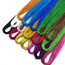 100 Meters 1 Mm Rope Hollow Line Thread Cord String Strap Ribbon Rope Tag Line Bracelet Making No-slip Clothing Gift Decor 2024 - buy cheap