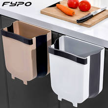 9L Folding Trash Can Kitchen Garbage Bin Foldable Car Waste Bin Wall Mounted Trashcan For Bathroom Toilet Waste Cleaning Tools 2024 - buy cheap