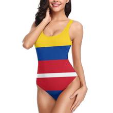 Colombia. Colombiana. Bandera colombiana Bandera de Colombia, bikini sexy, traje de baño de cintura baja, cómodo, para luna de miel 2024 - compra barato