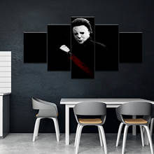 Art HD Print 5 Piece Canvas Painting Halloween Pumpkin Posters Wall Art Pictures for Living Room Home Decorarion Wholesale 2024 - buy cheap