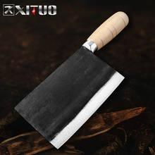 XITUO High Carbon Steel Chef Knife Chinese Handmade Forged Full Tang  Cleaver Butcher Slaughter Vegetable Chopping Kitchen Knife 2024 - buy cheap