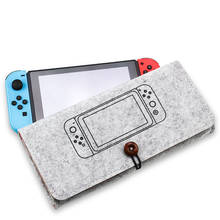 10pcs Portable  felt Storage Bag for Switch Lite Case Game  Memory Card Holder Carrying   Case for Nintend Switch NS  Console 2024 - buy cheap