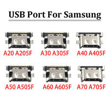 Conector de puerto de carga USB, Conector de enchufe para Samsung A10, A20, A30, A40, A50, A70, A01, A11, A21, A31, A21S, A51, A71, A30S, A51S, A70S, 500 unidades 2024 - compra barato