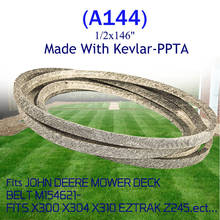 Mower Deck Belt Mower V-belt for John Deere with Kevlar Mower Belt 1/2 "x 146"  M154621 Fits X300 X304 X310 EZTRAK Z245 2024 - buy cheap