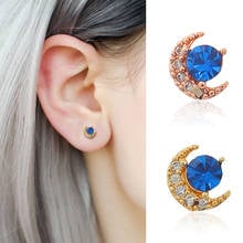 New 1pc Ear Piercing Jewelry Multicolor Cz Crystal Cartilage Earrings for Women Helix Tragus Conch Screw Back Stud Earring 2024 - buy cheap