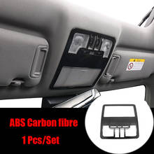 Pantalla de fibra de carbono ABS para coche Toyota Highlander Kluger, accesorios de lectura delantera, cubierta de panel embellecedor, estilo de coche, 2014-2018 2024 - compra barato