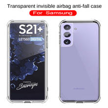 Case For Samsung Galaxy S21 S21+ Plus S21Ultra s 21 cases TPU Silicon Clear Soft cover for Samsung Galaxy S21 Ultra Back shells 2024 - buy cheap