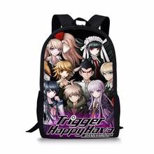 Haoyun 16-inch danganronpa anime design mochila crianças meninos crianças infantil ralph saco de escola criança mochila 2024 - compre barato