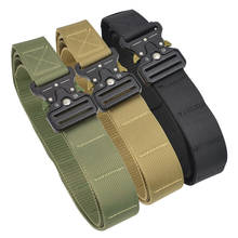 Military Heavy Duty Tactical Waist Belt Men Metal Buckle Nylon Utility Outdoor Sports Training Combat Belts Hunting Accessories 2024 - buy cheap