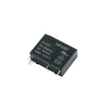 Alta base de relé 5v retransmissor hf46f 5 hs1 5v dc dc5v 5v 5a 4pin, imperdível 2024 - compre barato