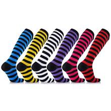 Meias esportivas de compressão unissex, meias anti fadiga, para homens e mulheres, venas variadas, macias e antiqueda 2024 - compre barato