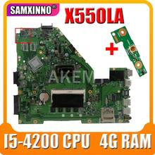 I5-4200 X550LA Motherboard CPU 4GB de RAM For Asus A550L X550LD R510L X550LC X550L X550LA X550 laptop Motherboard Mainboard 2024 - buy cheap