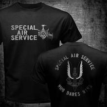 2021 New United Kingdom British Army Special Force SAS Special Air Service Men T-shirt Fashion 2024 - buy cheap