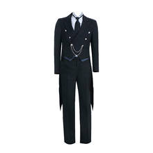 Disfraz de Black Butler 2 para hombre y mujer, uniforme de Cosplay Unisex de Kuroshitsuji, ideal para uso en el hogar, disponible en color negro, envío gratis 2024 - compra barato