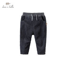 DB15332 dave bella winter baby boys pants baby fashion solid pockets trousers children high quality trousers 2024 - buy cheap