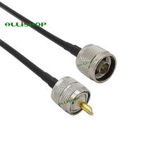 Cable flexible RF LMR200, Conector de antena Coaxial UHF PL-259 macho a N macho para vehículo, Radio bidireccional móvil CB, Radio Ham, 1-30M 2024 - compra barato