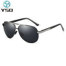 YSO Metal Frame Sunglasses For Men Polarized UV Protection Glasses For Car Driving Men Vintage Desing Sunglasses Goggles 515 2024 - buy cheap