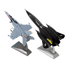 SR-71A de avión Blackbird a escala 2x1:144, modelo Strike, decoración del hogar, 1:100 F/A-18 2024 - compra barato