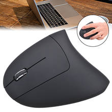 Pohiks mouse vertical sem fio para jogos, ergonômico, 1 peça, 1600 dpi, usb, computador óptico, para mão esquerda, pc, notebook 2024 - compre barato