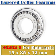 30202 Bearing 15*35*12 mm ( 1 PC ) Tapered Roller Bearings 30202 X 7202E For Motorcycle 2024 - buy cheap