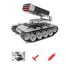 945Pcs 3D Metal Puzzle Tank Building Model Kit Assembly Jigsaw Toy Educational Toys Kids Children Birthday Gift Collection Decor 2024 - buy cheap