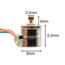 1pc 2-phase 4-wire Micro 8mm Stepping Motor Mini Stepper Motor Metal Gear 2024 - buy cheap