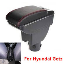 Apoio de braço universal para hyundai getz, descanso de braço do console central automotivo com porta-copo, cinzeiro e compartimento de armazenamento 2024 - compre barato