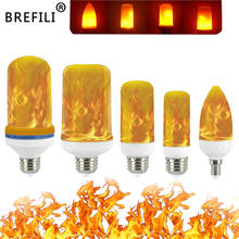 Original Factory E27 E14 E26 LED Flame Effect light Bulbs AC85-265V Fire flicking bulb for home decor lamp ampoule led 5W 7W 9W 2024 - buy cheap