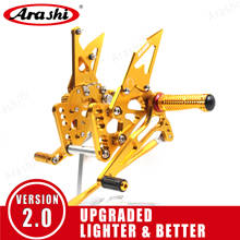 Араши для SUZUKI GSXR1000 2005-2019 CNC Rider Rearset регулируемая подножка Peg GSX1000R GSXR GSX-R 1000 2006 2007 2008 2012