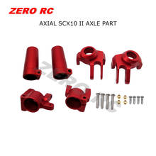 RC 1/10 SCALE AXIAL RACING SCX10 II AR44 AXLE OP PART ALLOY FRONT Steering Knuckles & C-hub & Rear Lockout Set (RED) 2024 - buy cheap