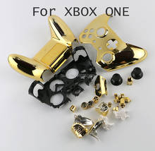 Полный комплект, хромированный защитный чехол 8 компл./лот, кожаный чехол с кнопками для замены игрового контроллера Xbox one xboxone 2024 - купить недорого