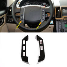Pegatinas embellecedoras para volante de coche, accesorios de ABS para Land Rover Discovery 3 LR3 2004-2009 Freelander 2 2007-2012 2024 - compra barato