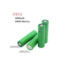 Baterías recargables de 3,7 V, recambio de batería de 2600 V, 18650 mAh, VTC5 3,7, 2600 V, 18650 mAh, 10 unidades, US18650 VTC5 2024 - compra barato