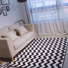Modern Minimalist Black and White Living Room Bedroom Carpet Decoration Carpet Area Carpet Bathroom Foot Door Yoga Game Mat 2024 - buy cheap