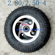 Hot Sale New Good Quality Size 2.80/2.50-4 Tyre and Inner with Wheel Hub Tube Fits Gas or Electric Scooter,ATV Mobility Scoote 2024 - buy cheap